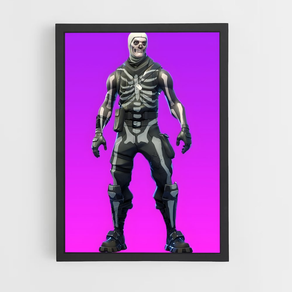 Poster Trooper Violet – affiche Fortnite (vue 2)
